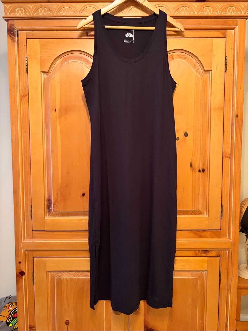 The North Face Black Sleeveless Tank Midi Dress